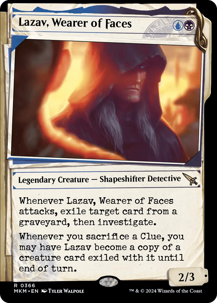 Lazav, Wearer of Faces — Murders at Karlov Manor — Magic: The Gathering