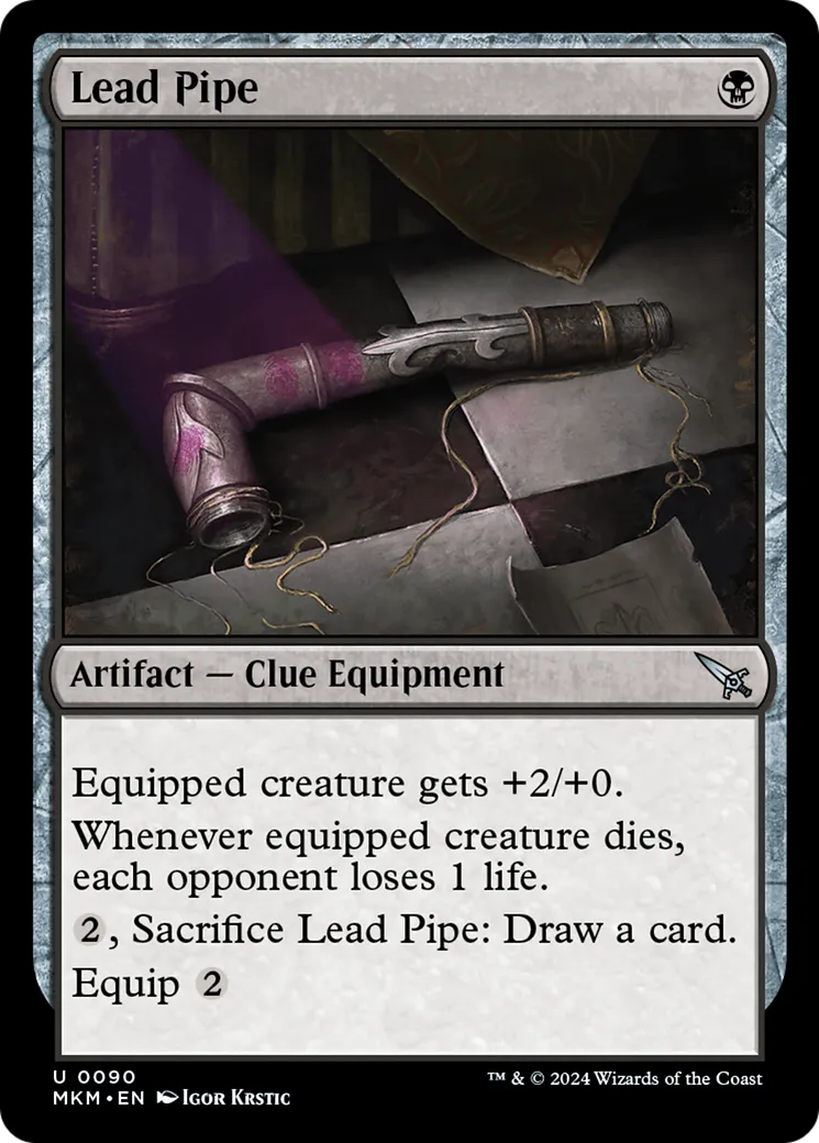 Lead Pipe from Murders at Karlov Manor - Magic: The Gathering