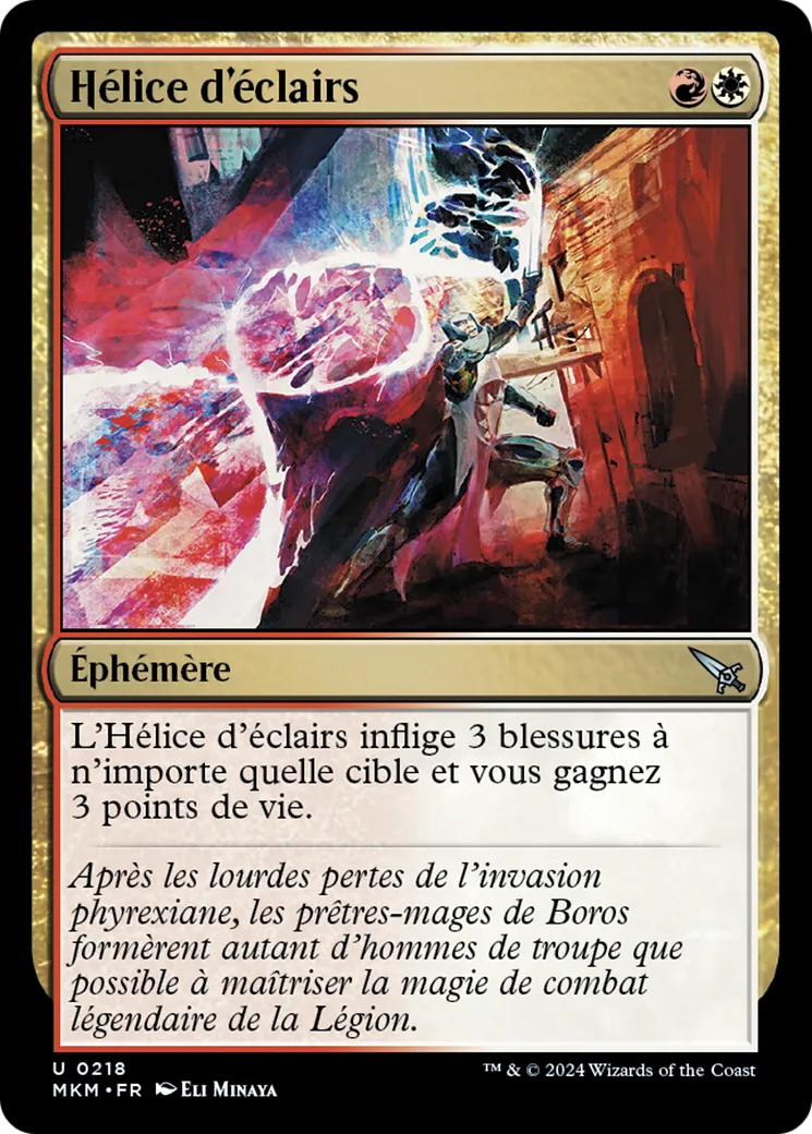 Hélice d'éclairs — Murders at Karlov Manor — Magic: The Gathering