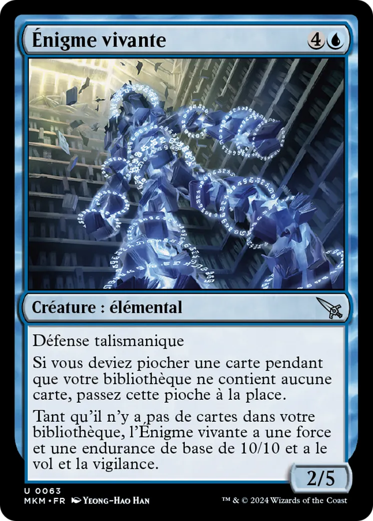 Énigme vivante — Murders at Karlov Manor — Magic: The Gathering