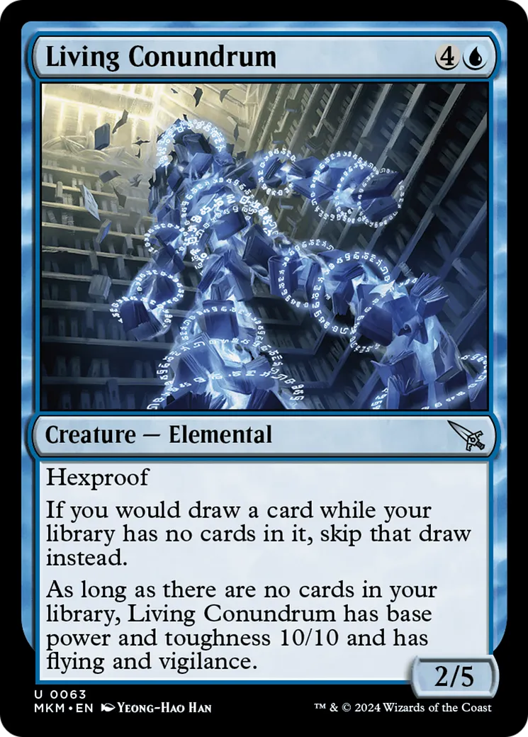 Énigme vivante — Murders at Karlov Manor — Magic: The Gathering