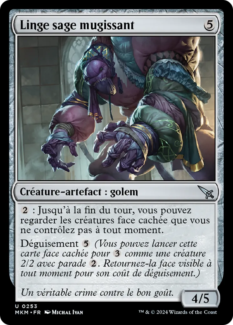 Linge sage mugissant — Murders at Karlov Manor — Magic: The Gathering