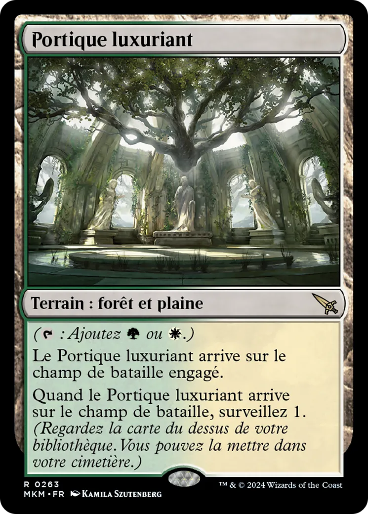 Portique luxuriant — Murders at Karlov Manor — Magic: The Gathering