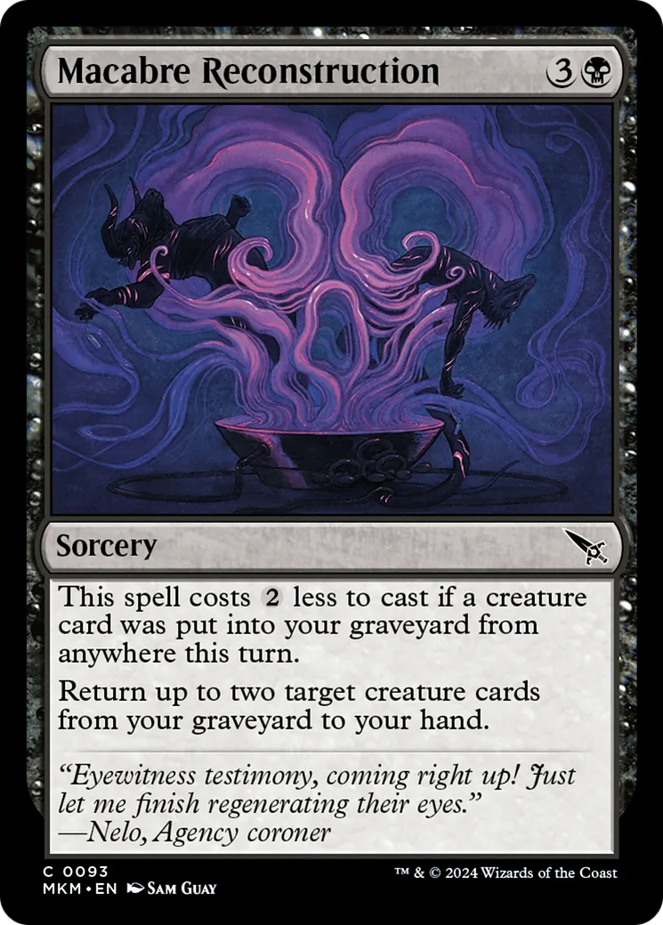 Macabre Reconstruction — Murders at Karlov Manor — Magic: The Gathering