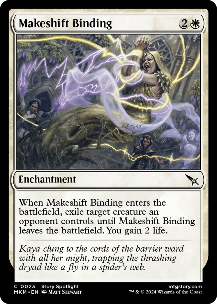 Makeshift Binding from Murders at Karlov Manor - Magic: The Gathering