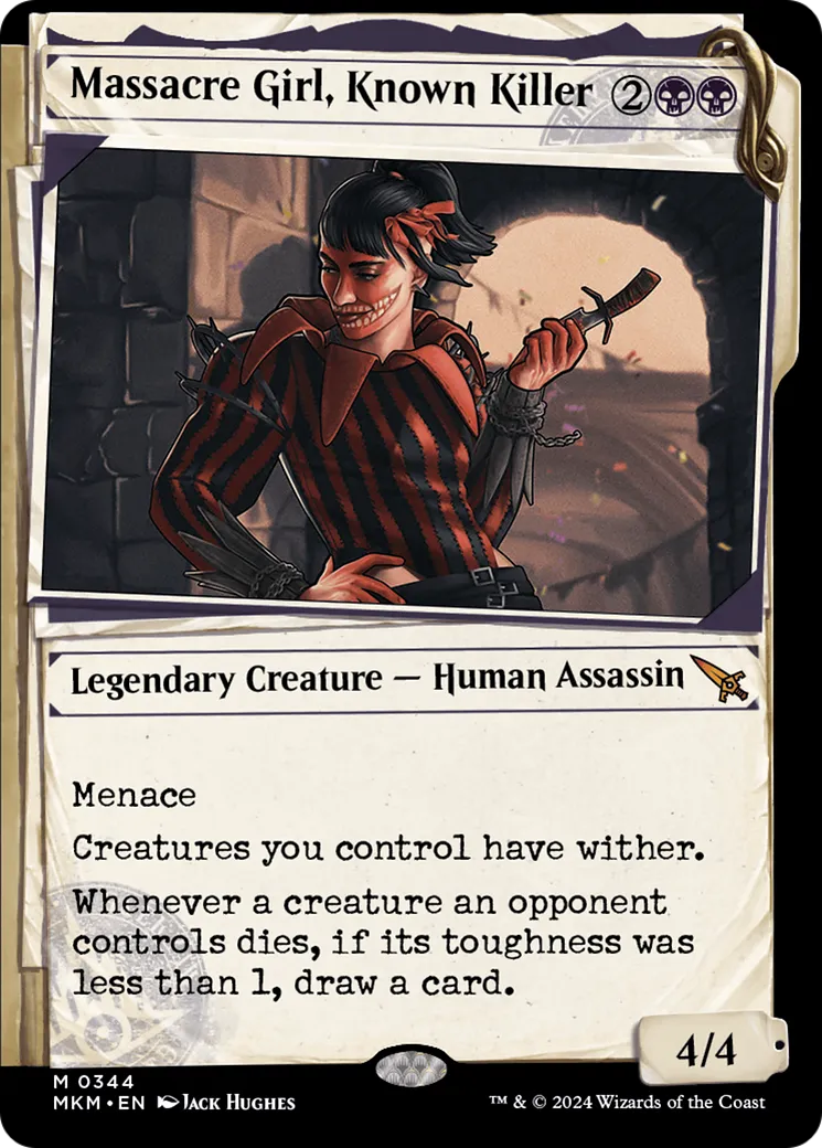 Massacre Girl, Known Killer — Murders at Karlov Manor — Magic: The Gathering