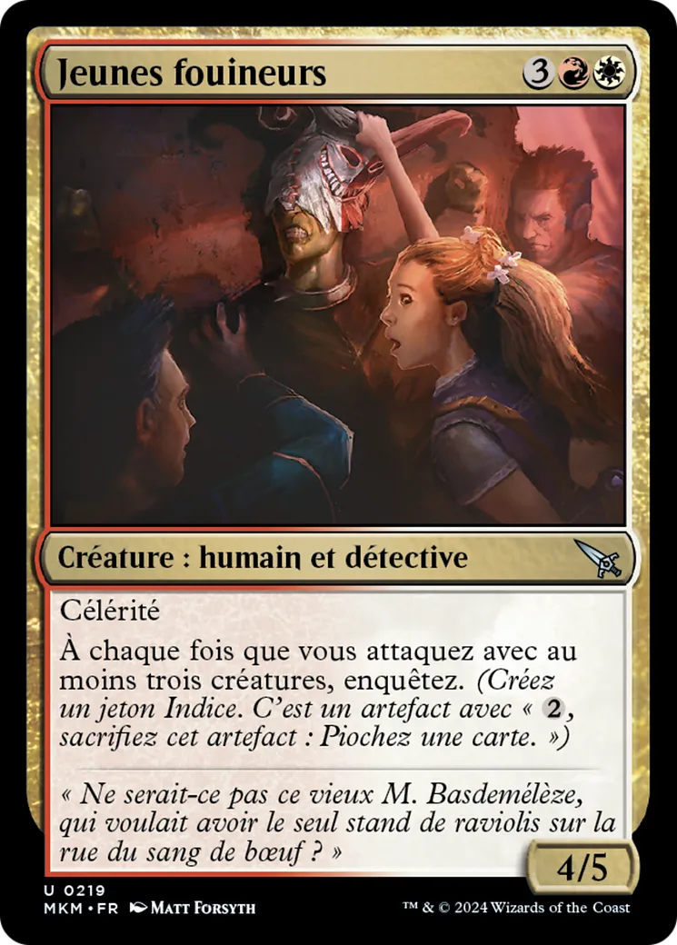 Jeunes fouineurs — Murders at Karlov Manor — Magic: The Gathering