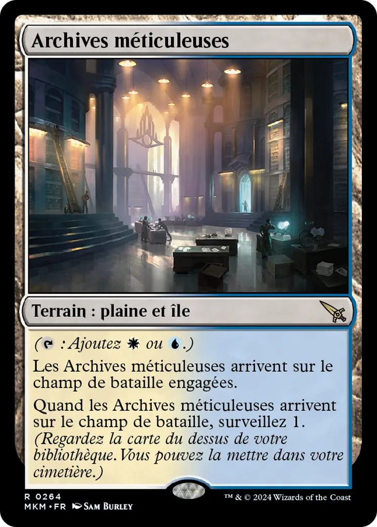 Archives méticuleuses — Murders at Karlov Manor — Magic: The Gathering