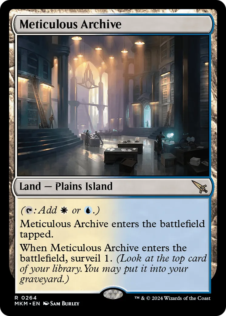 Meticulous Archive — Murders at Karlov Manor — Magic: The Gathering