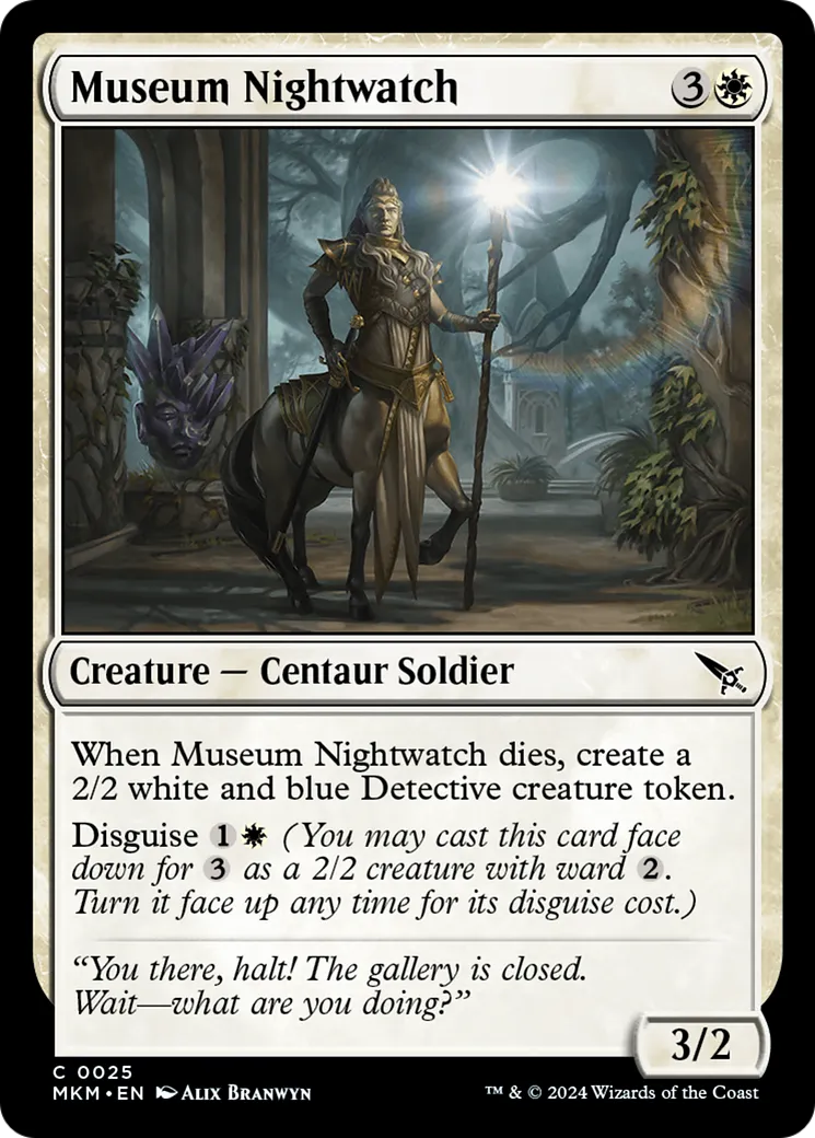 Museum Nightwatch — Murders at Karlov Manor — Magic: The Gathering
