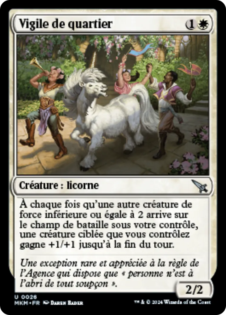 Vigile de quartier — Murders at Karlov Manor — Magic: The Gathering
