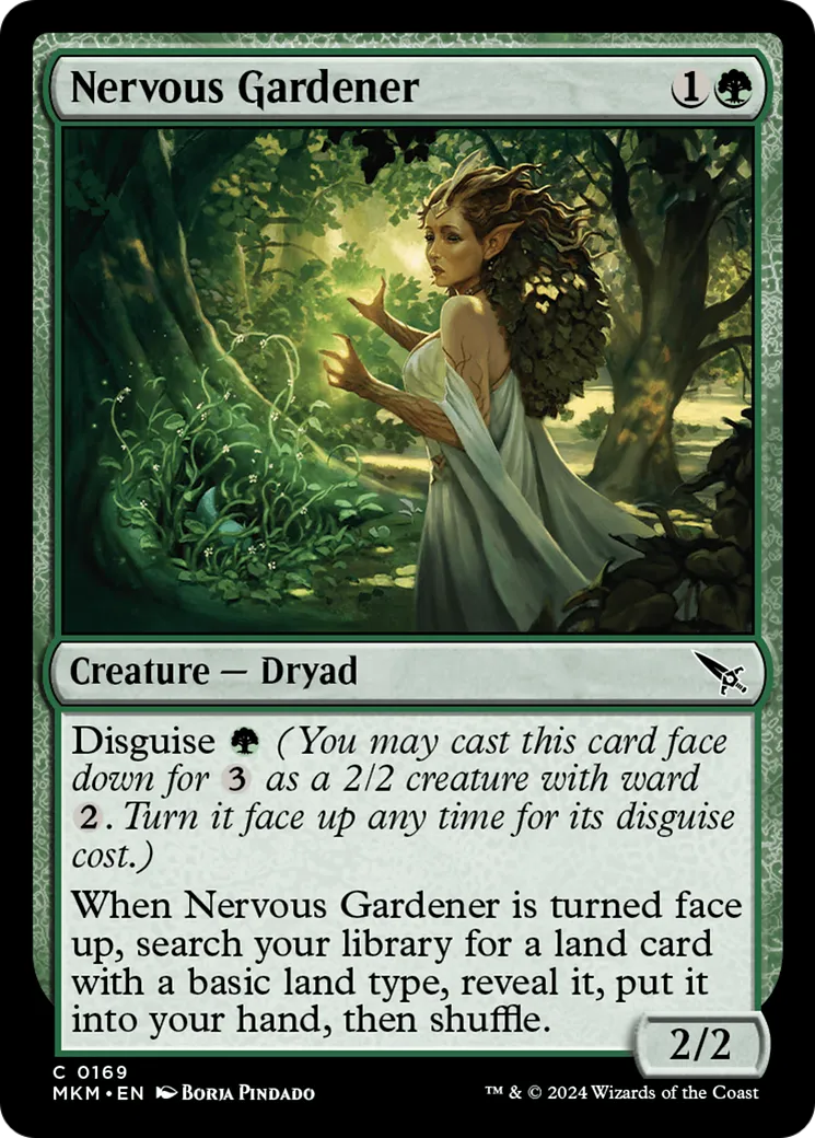 Nervous Gardener — Murders at Karlov Manor — Magic: The Gathering