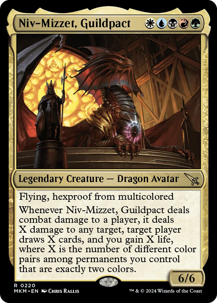 Niv-Mizzet, le Pacte des Guildes — Murders at Karlov Manor — Magic: The Gathering