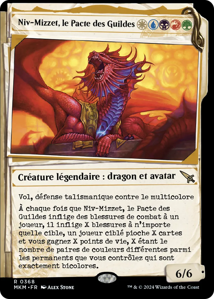 Niv-Mizzet, le Pacte des Guildes — Murders at Karlov Manor — Magic: The Gathering