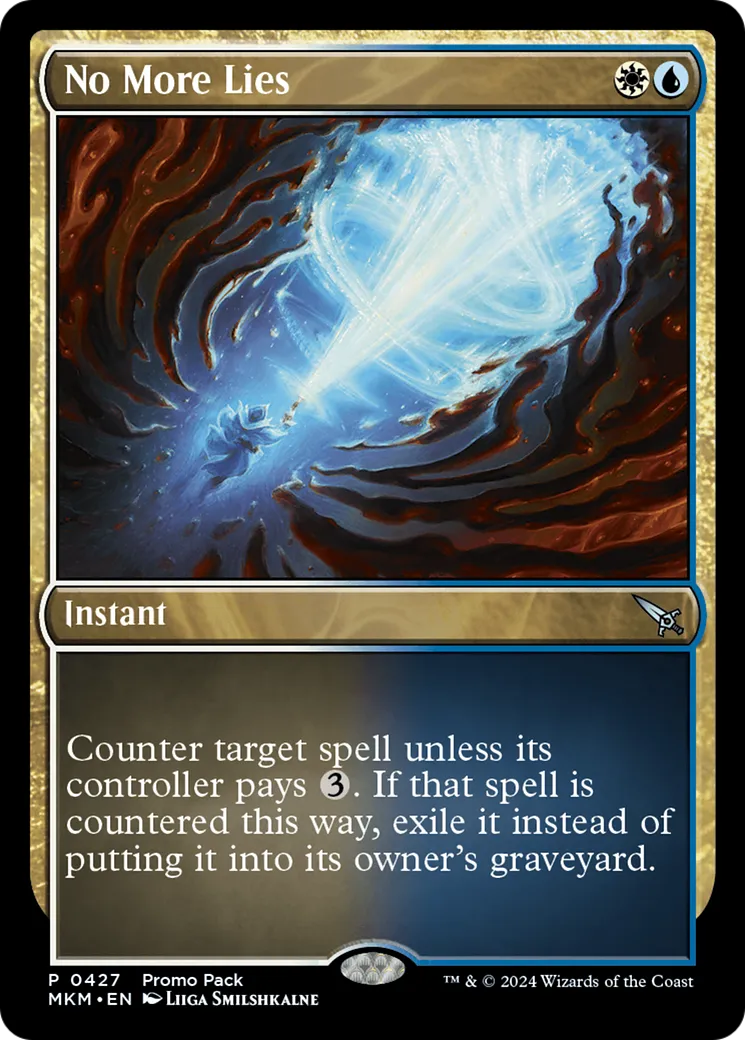 No More Lies from Murders at Karlov Manor - Magic: The Gathering
