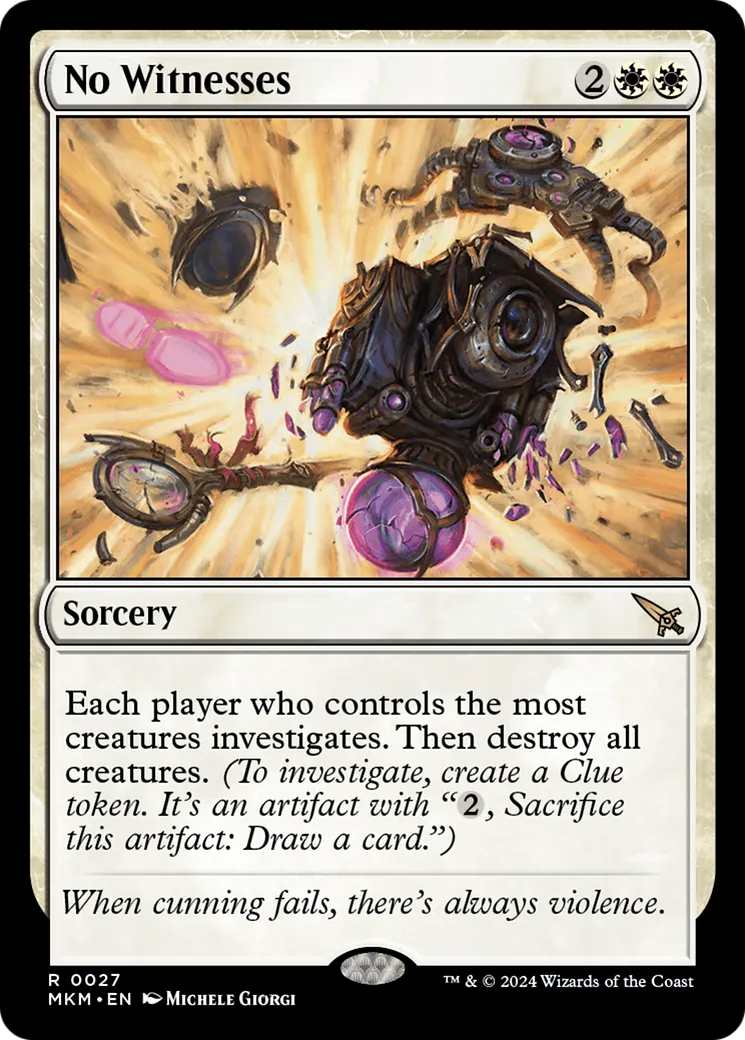 No Witnesses — Murders at Karlov Manor — Magic: The Gathering