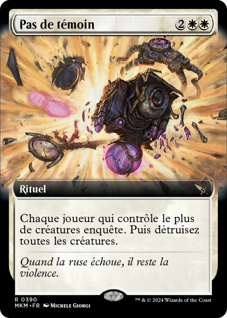 Pas de témoin — Murders at Karlov Manor — Magic: The Gathering