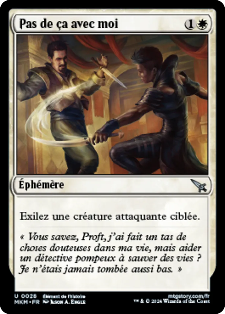 Pas de ça avec moi — Murders at Karlov Manor — Magic: The Gathering