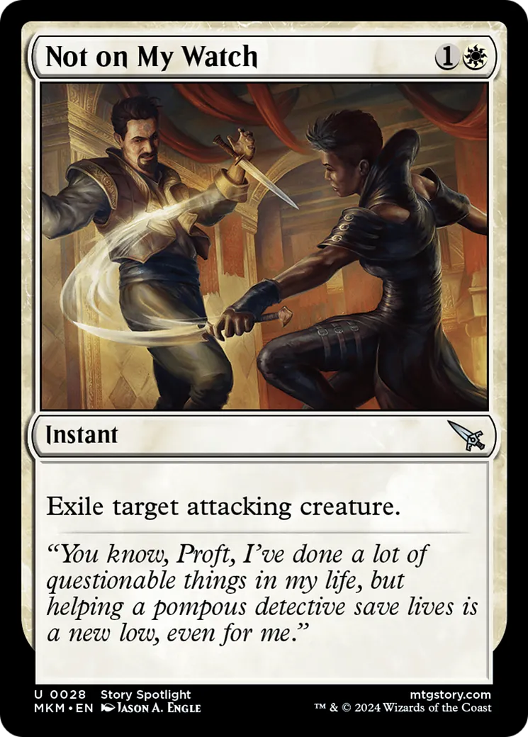 Not on My Watch — Murders at Karlov Manor — Magic: The Gathering