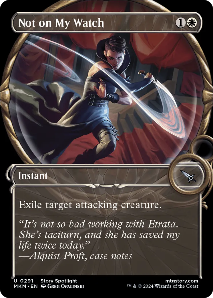 Not on My Watch — Murders at Karlov Manor — Magic: The Gathering