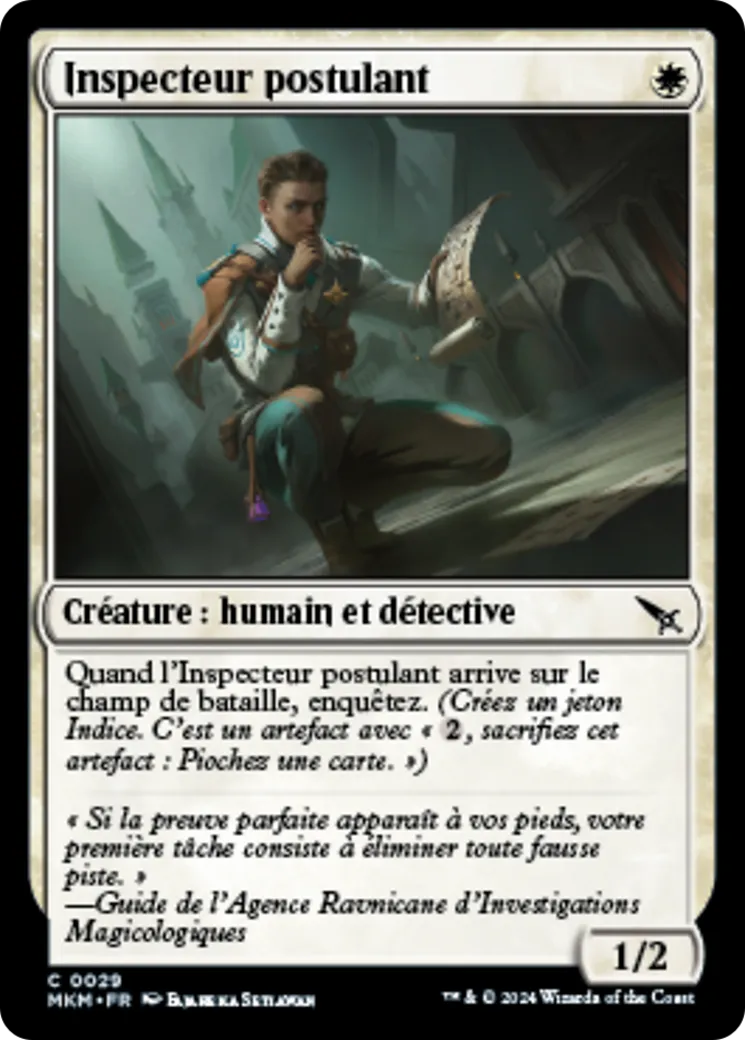 Inspecteur postulant — Murders at Karlov Manor — Magic: The Gathering