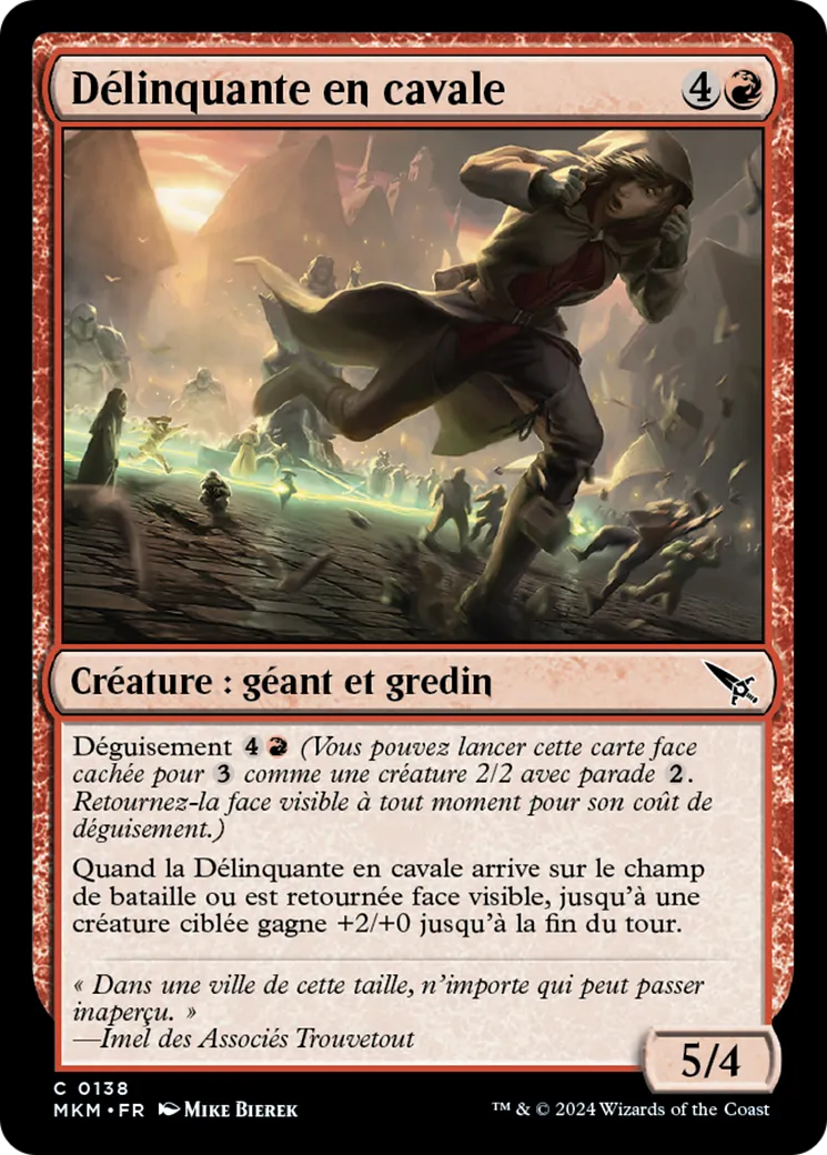 Délinquante en cavale — Murders at Karlov Manor — Magic: The Gathering