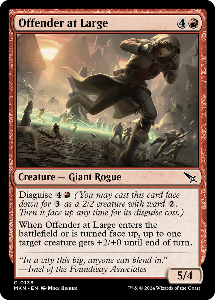 Délinquante en cavale — Murders at Karlov Manor — Magic: The Gathering