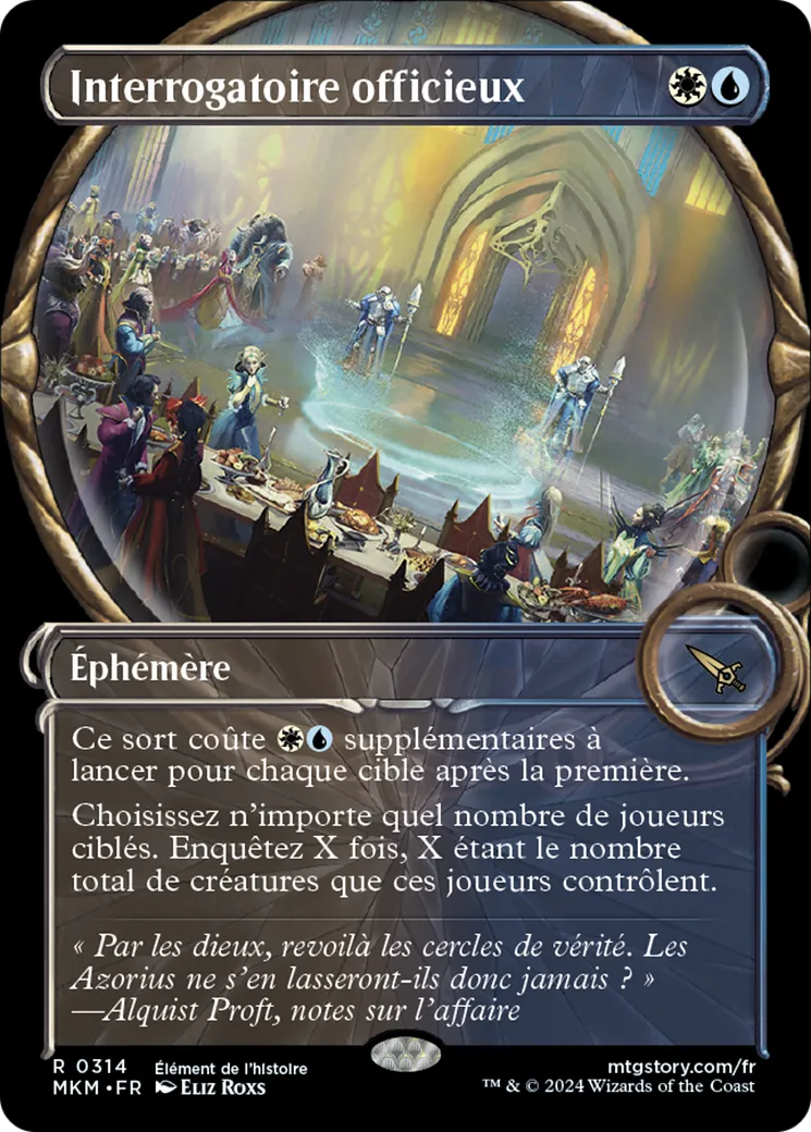Interrogatoire officieux — Murders at Karlov Manor — Magic: The Gathering