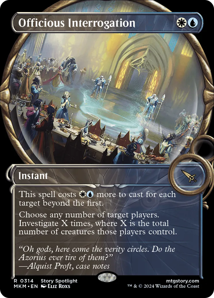 Interrogatoire officieux — Murders at Karlov Manor — Magic: The Gathering