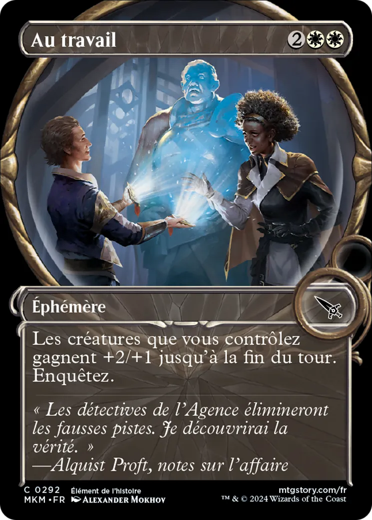 Au travail — Murders at Karlov Manor — Magic: The Gathering