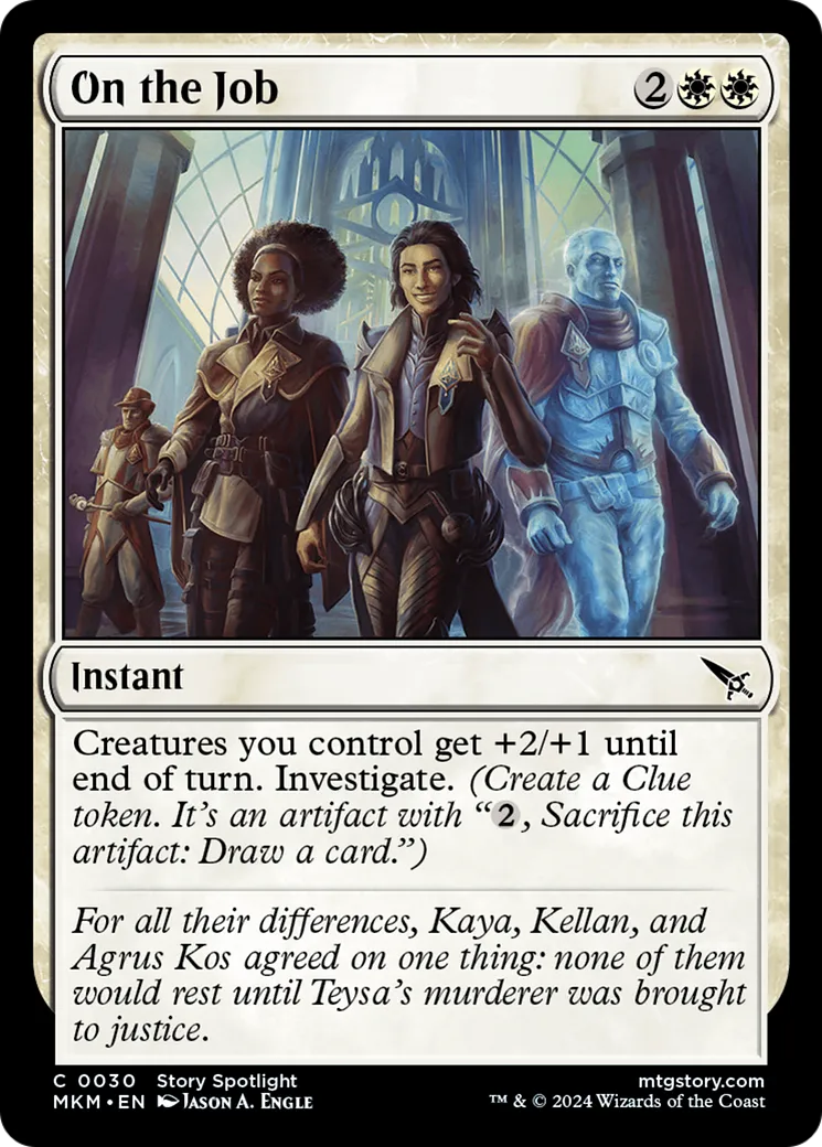 Au travail — Murders at Karlov Manor — Magic: The Gathering