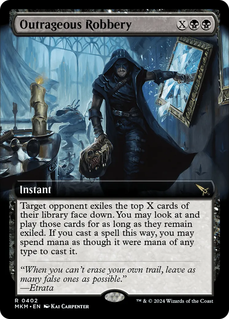 Outrageous Robbery — Murders at Karlov Manor — Magic: The Gathering