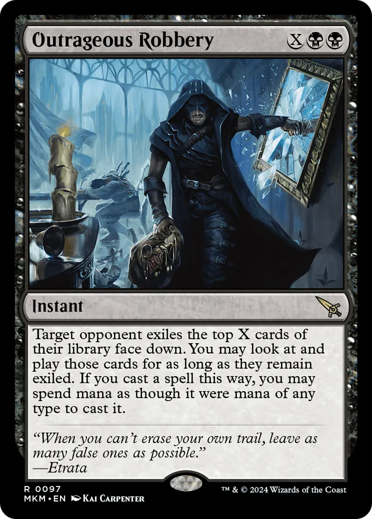 Outrageous Robbery — Murders at Karlov Manor — Magic: The Gathering