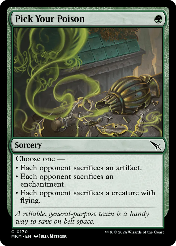 Choisissez votre poison — Murders at Karlov Manor — Magic: The Gathering