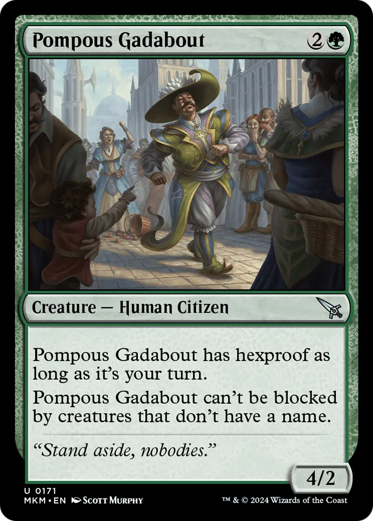 Vadrouilleur pompeux — Murders at Karlov Manor — Magic: The Gathering