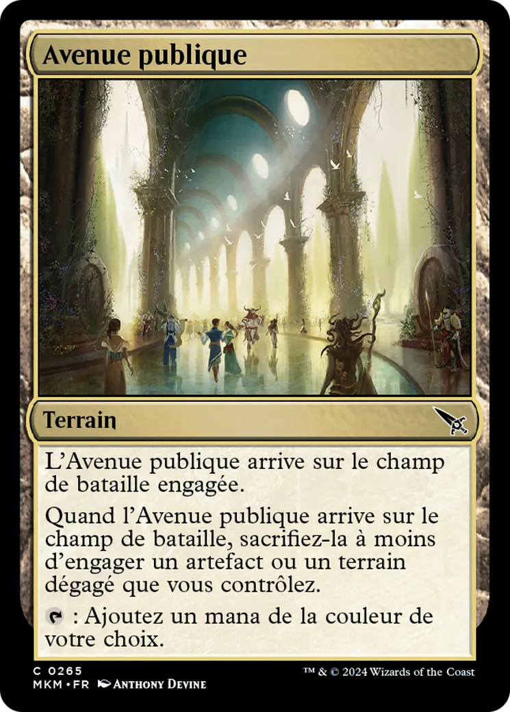 Avenue publique — Murders at Karlov Manor — Magic: The Gathering