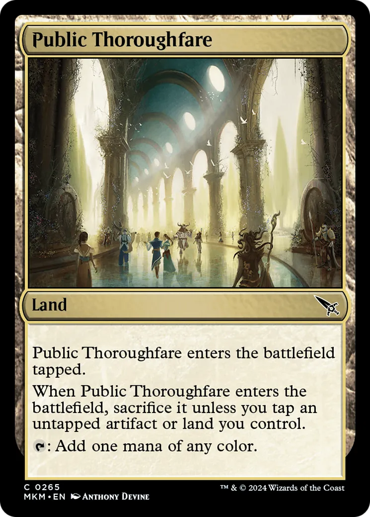 Avenue publique — Murders at Karlov Manor — Magic: The Gathering