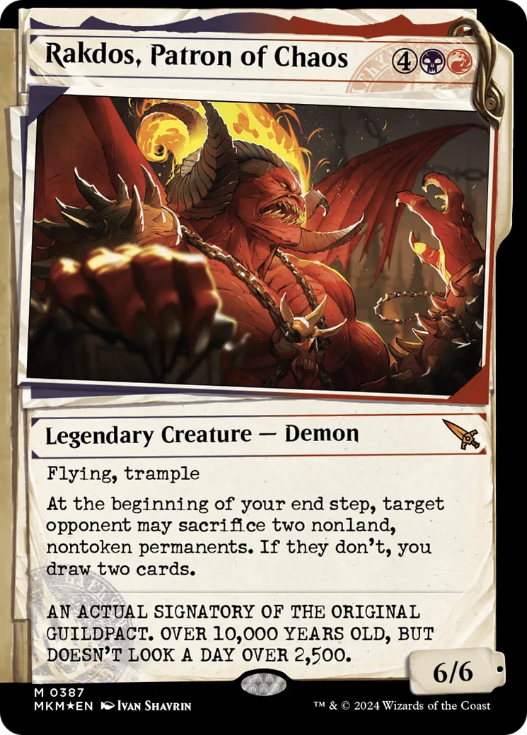 Rakdos, patron du chaos — Murders at Karlov Manor — Magic: The Gathering