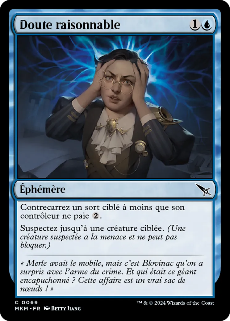 Doute raisonnable — Murders at Karlov Manor — Magic: The Gathering