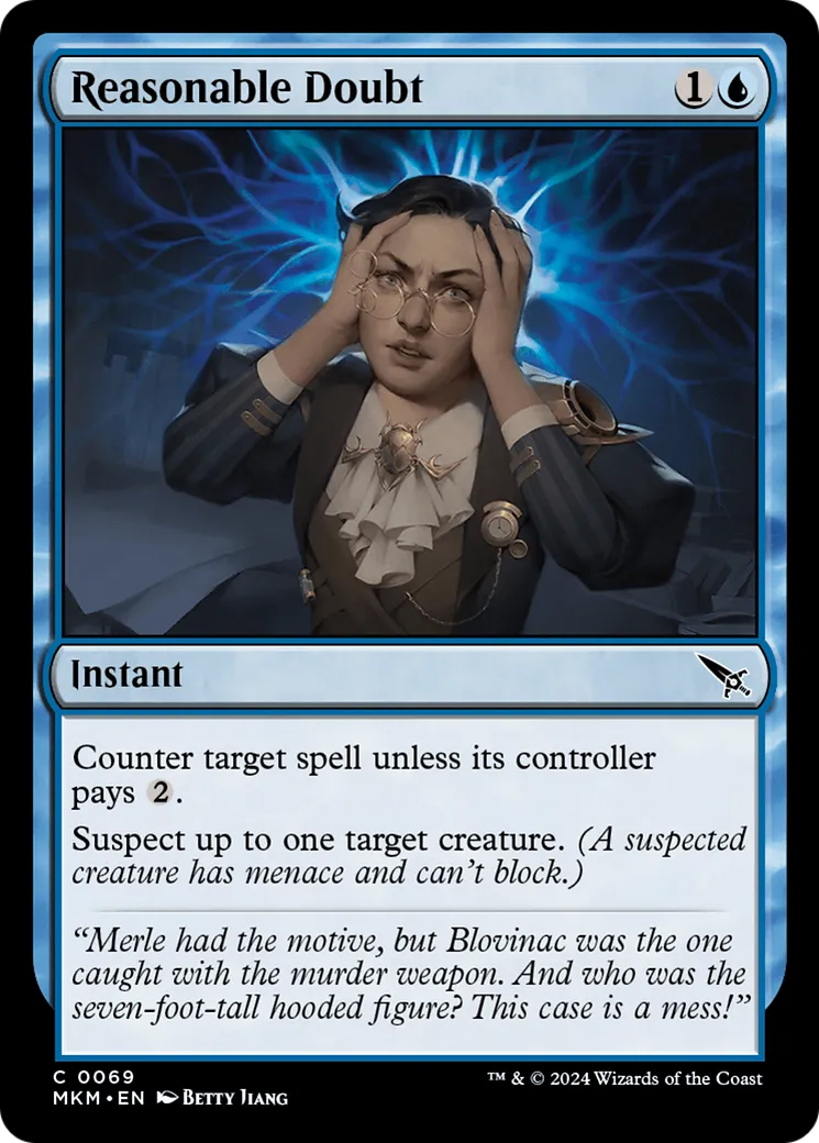 Doute raisonnable — Murders at Karlov Manor — Magic: The Gathering