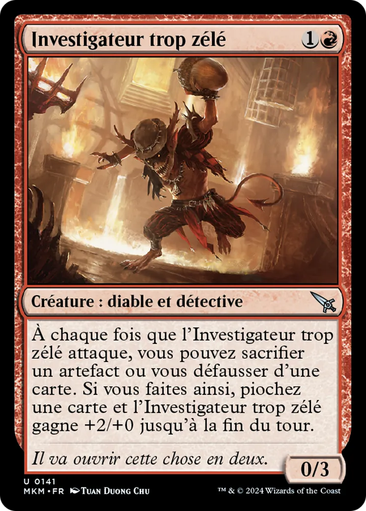 Investigateur trop zélé — Murders at Karlov Manor — Magic: The Gathering