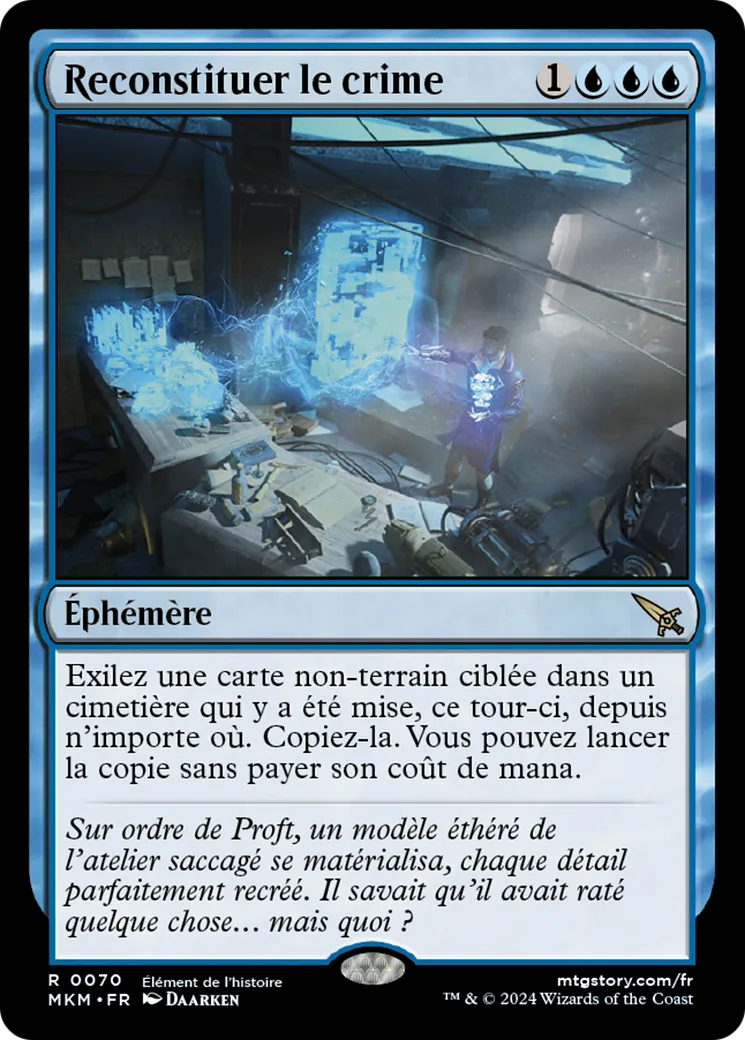 Reconstituer le crime — Murders at Karlov Manor — Magic: The Gathering