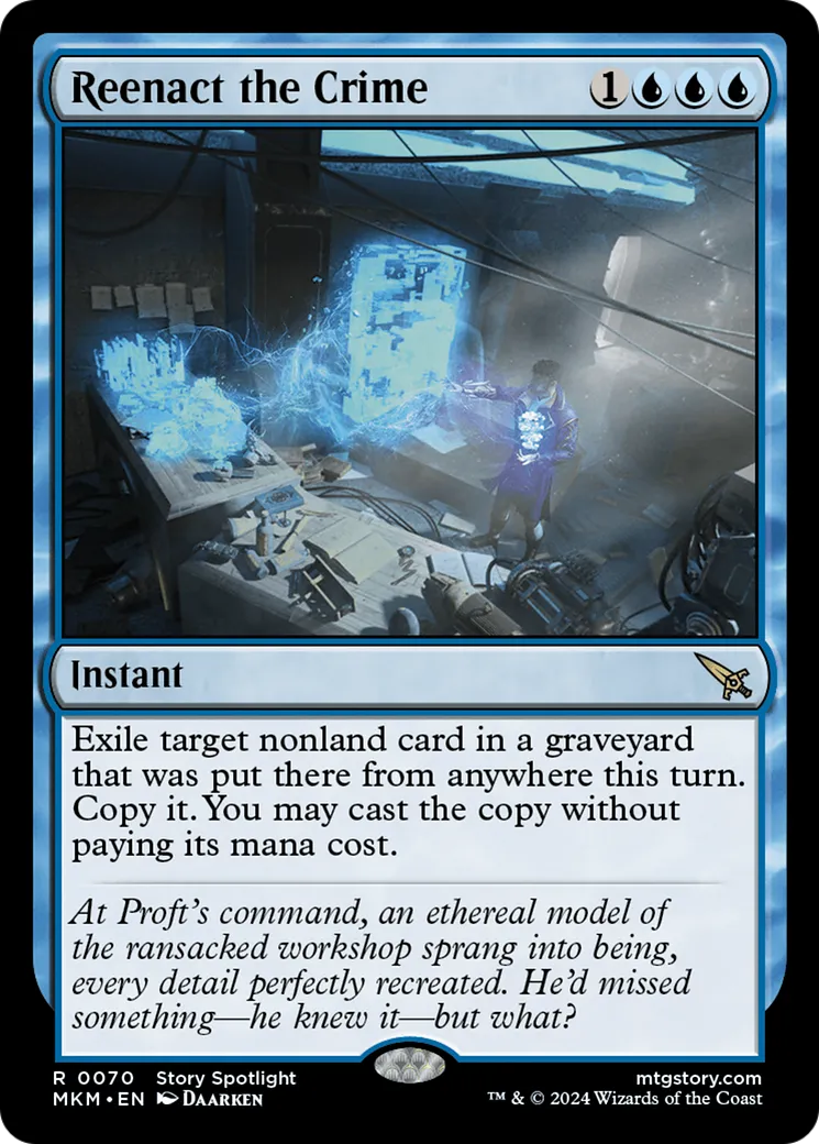 Reenact the Crime — Murders at Karlov Manor — Magic: The Gathering