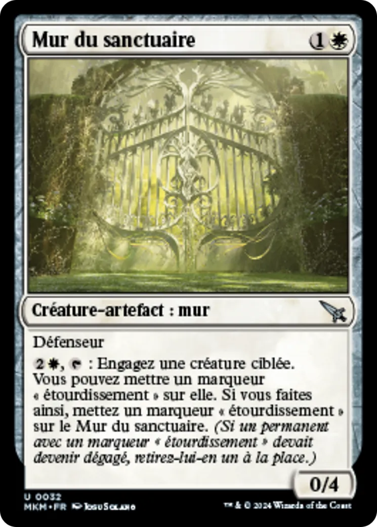 Mur du sanctuaire — Murders at Karlov Manor — Magic: The Gathering