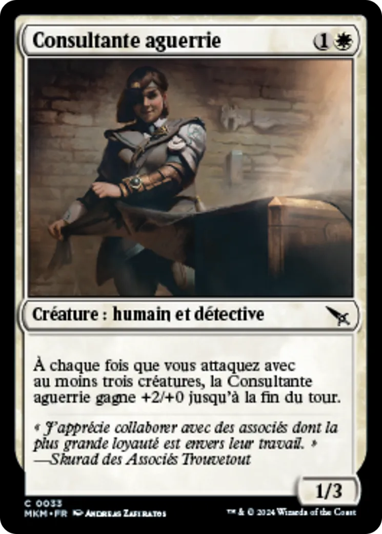 Consultante aguerrie — Murders at Karlov Manor — Magic: The Gathering