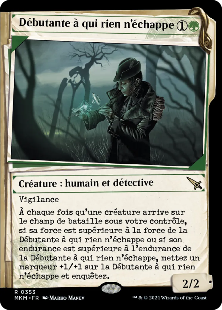 Débutante à qui rien n'échappe — Murders at Karlov Manor — Magic: The Gathering