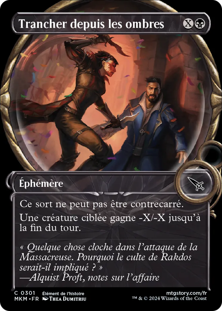 Trancher depuis les ombres — Murders at Karlov Manor — Magic: The Gathering
