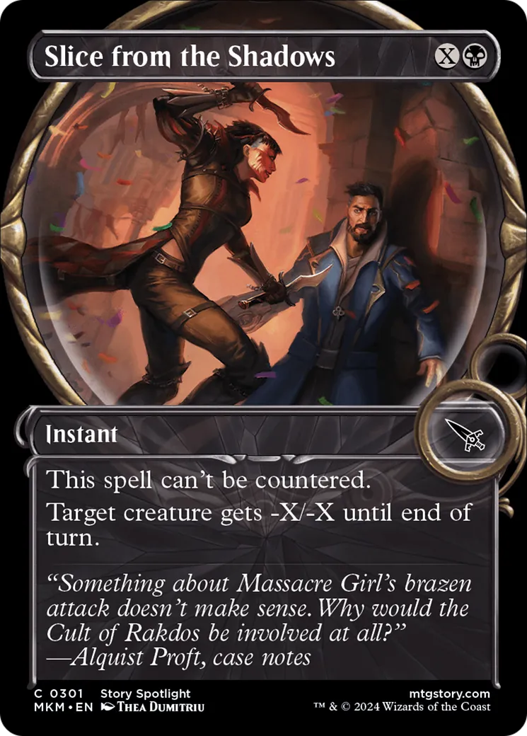 Slice from the Shadows — Murders at Karlov Manor — Magic: The Gathering