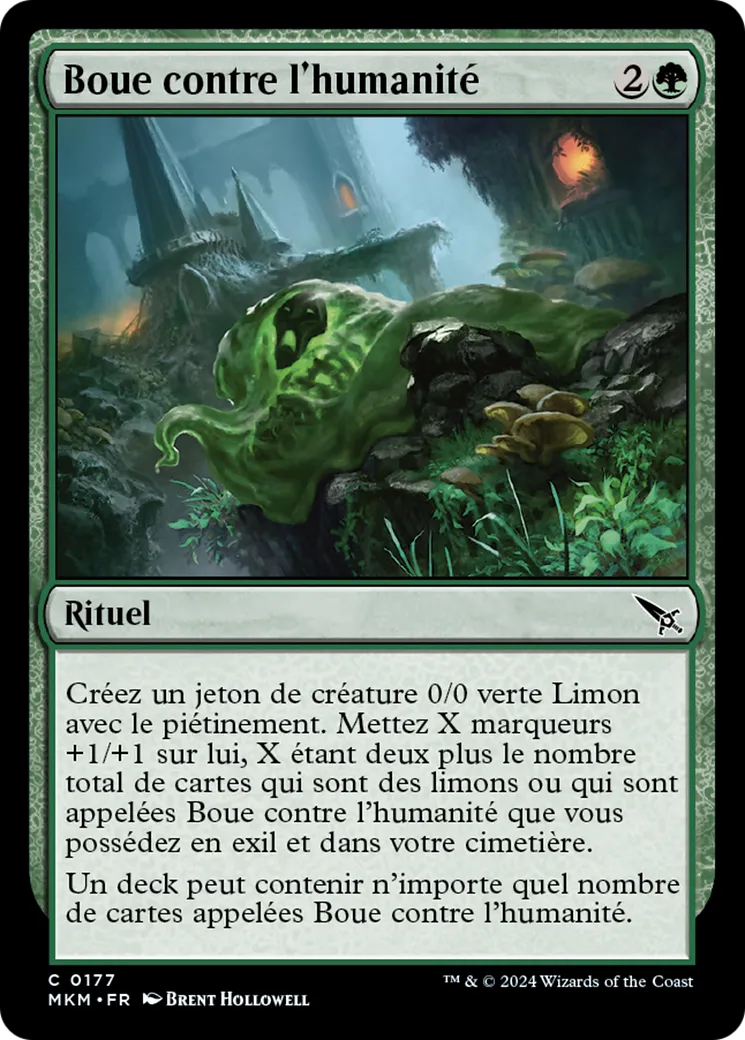 Boue contre l'humanité — Murders at Karlov Manor — Magic: The Gathering