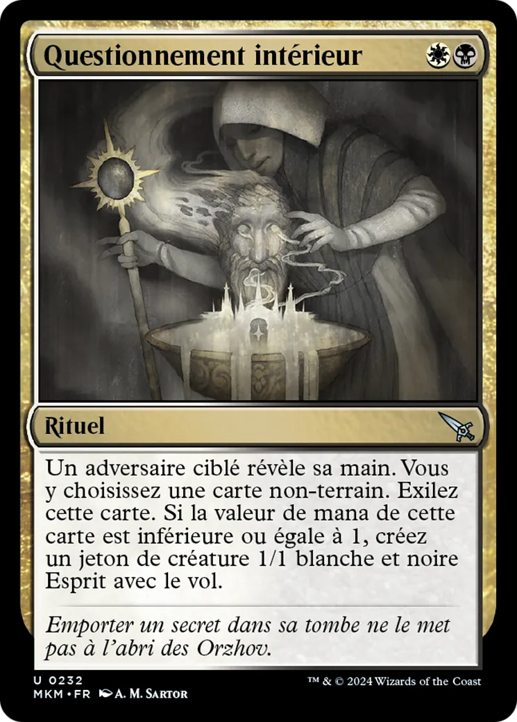 Questionnement intérieur — Murders at Karlov Manor — Magic: The Gathering